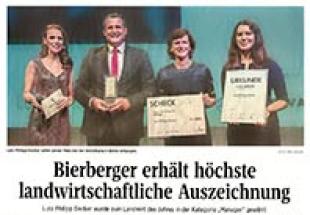 Preisverleihung Ceres-Award 2019