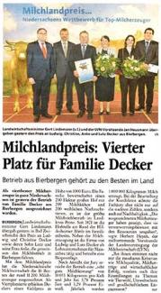 Milchlandpreis